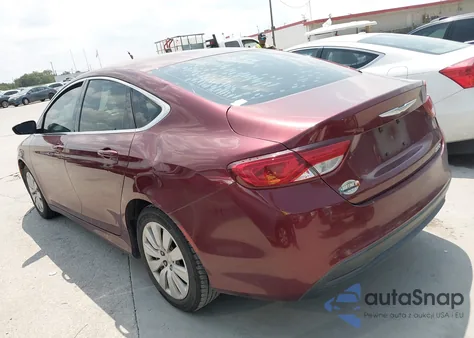 2015 Chrysler 200 Lx из США, поврежденный, VIN 1C3CCCFBXFN550854